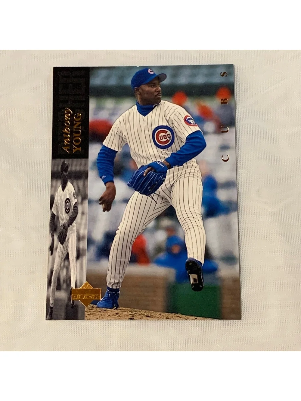1994 Upper Deck Baseball #443 Anthony Young Chicago Cubs MLB Trading Card